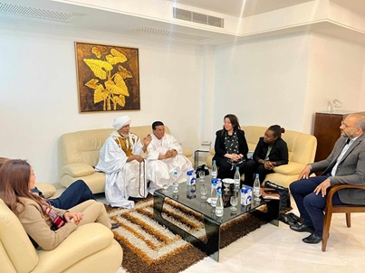 أفق التعاون بين المحكمة الدولية الدائمة للتحكيم والتجمع الثقافي بموريتانيا محور لقاء البشير سعيد والشيخ النحوي